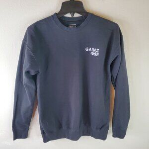 GainzBox Unisex Black Crewneck Sweatshirt Sz S NWOT
